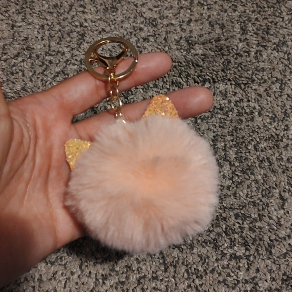 Owl Keychain with Gold Accents - Picture 3 of 3